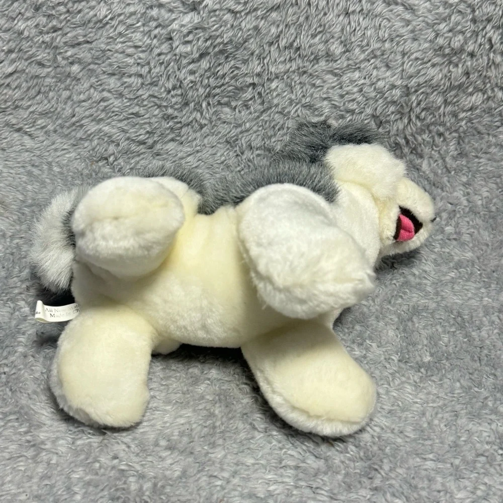 Arctic Circle Enterprises Husky Plush 8” Gray White Stuffed Animal Wolf Dog